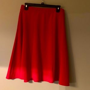 Lovesick Red A-Skirt